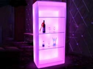 LED wine cooler